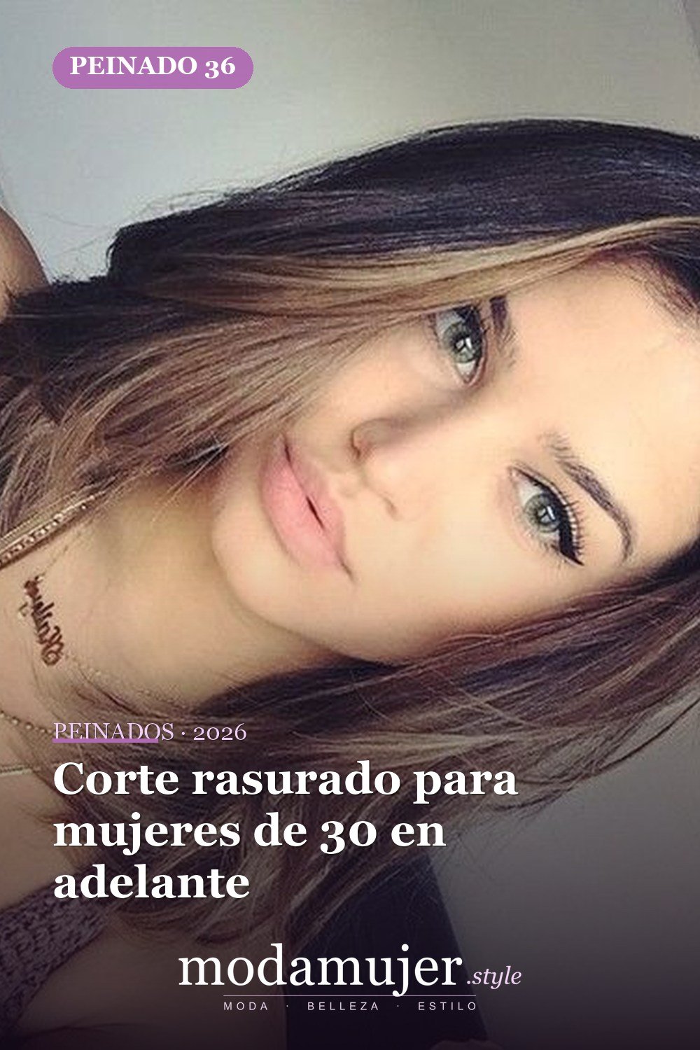 Corte rasurado para mujeres de 30 en adelante — 41 ideas de estilo para cortes de pelo de longitud media