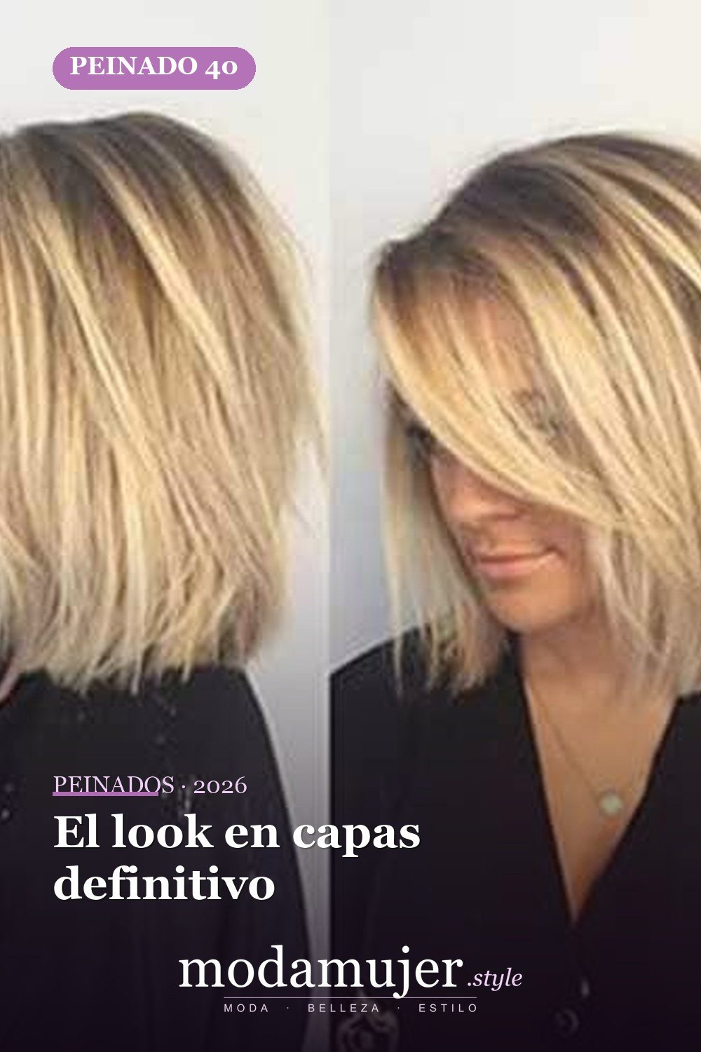 El look en capas definitivo — 41 ideas de estilo para cortes de pelo de longitud media