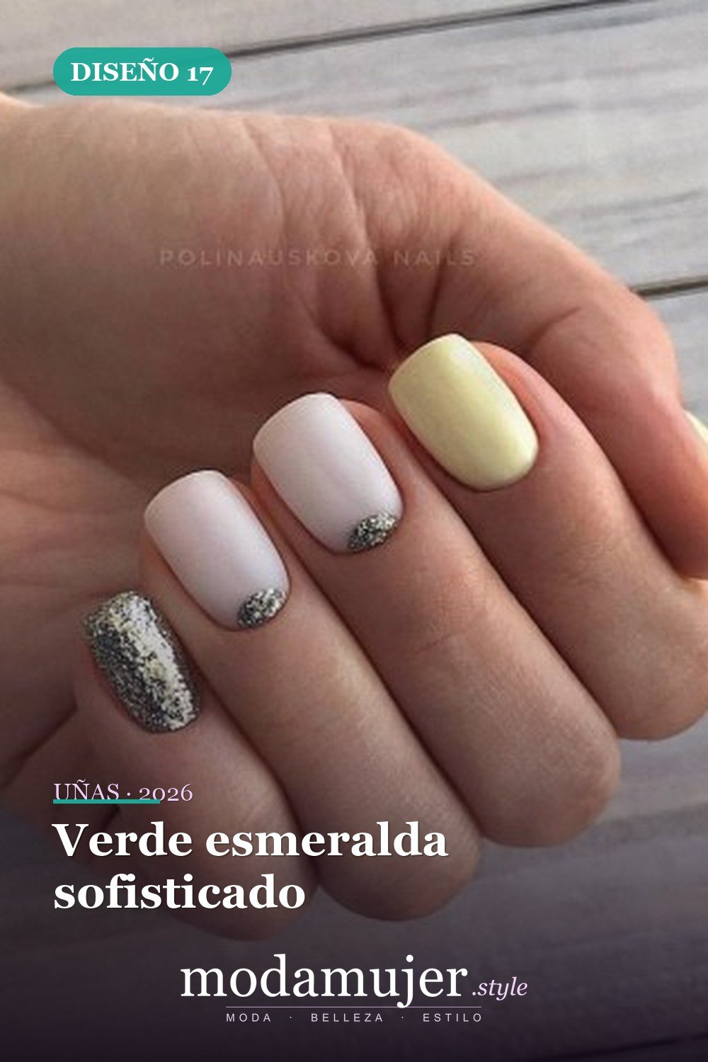 Verde esmeralda sofisticado — 42 hermosos diseños de uñas para 2026