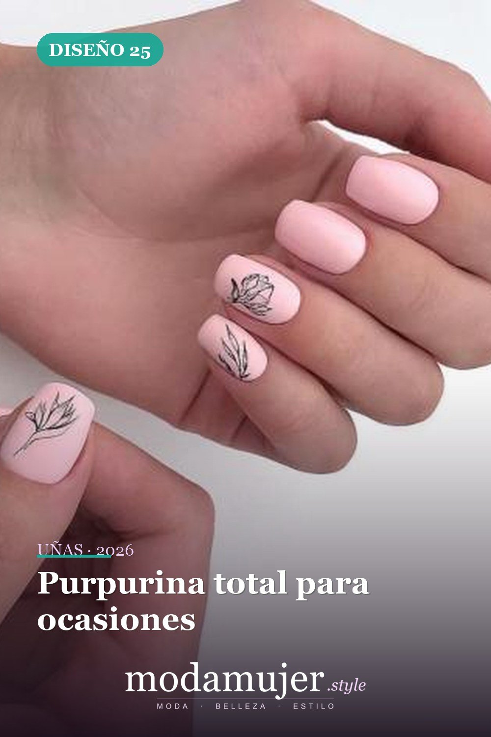 Purpurina total para ocasiones — 42 hermosos diseños de uñas para 2026