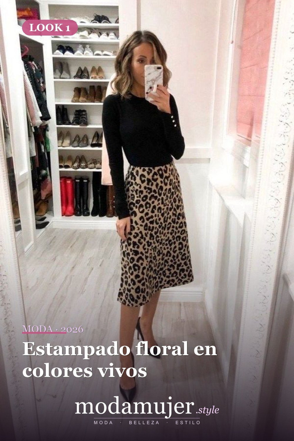 Estampado floral en colores vivos — 42 Outfits Casuales de Primavera para Lucir Ahora en 2026