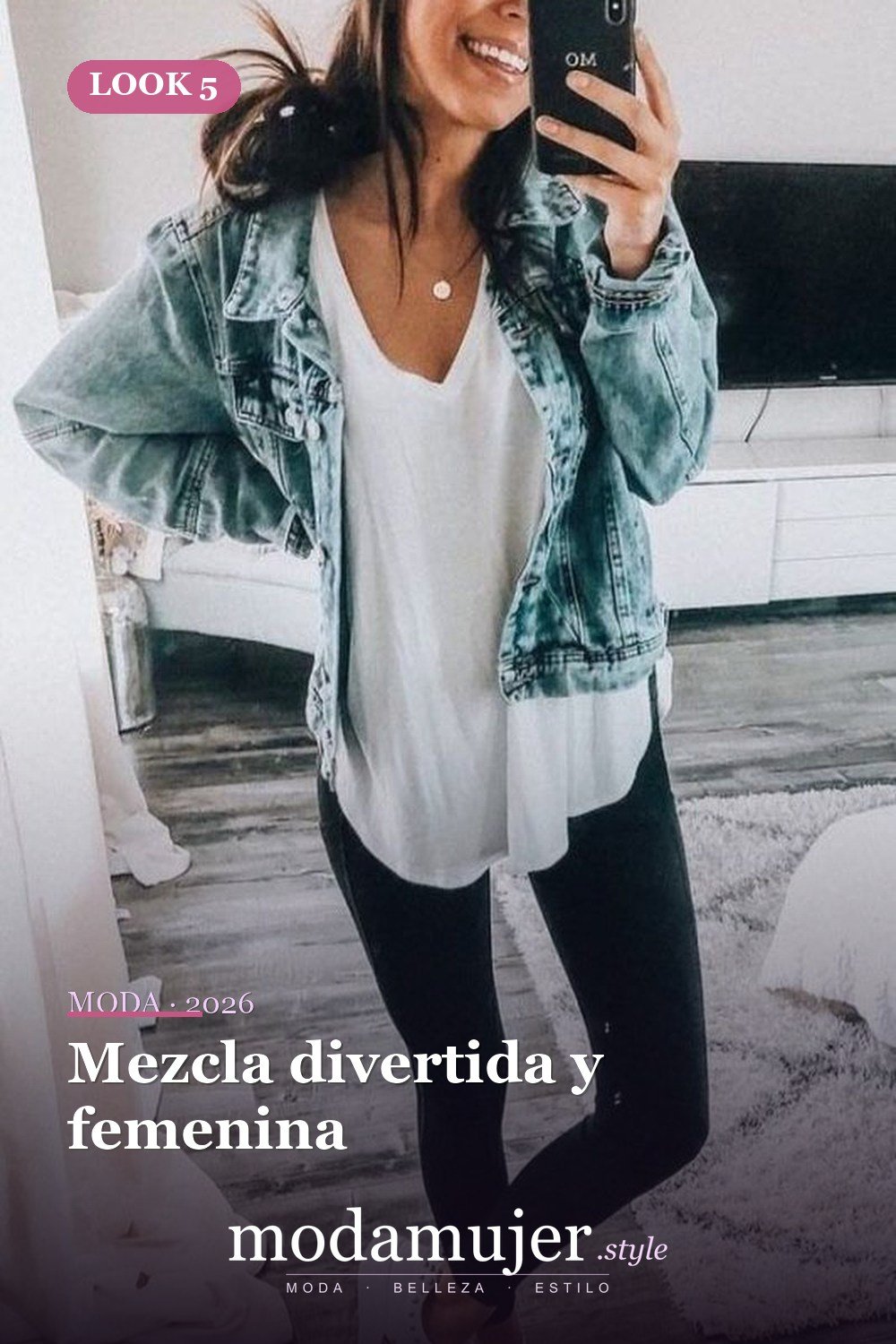 Mezcla divertida y femenina — 42 Outfits Casuales de Primavera para Lucir Ahora en 2026