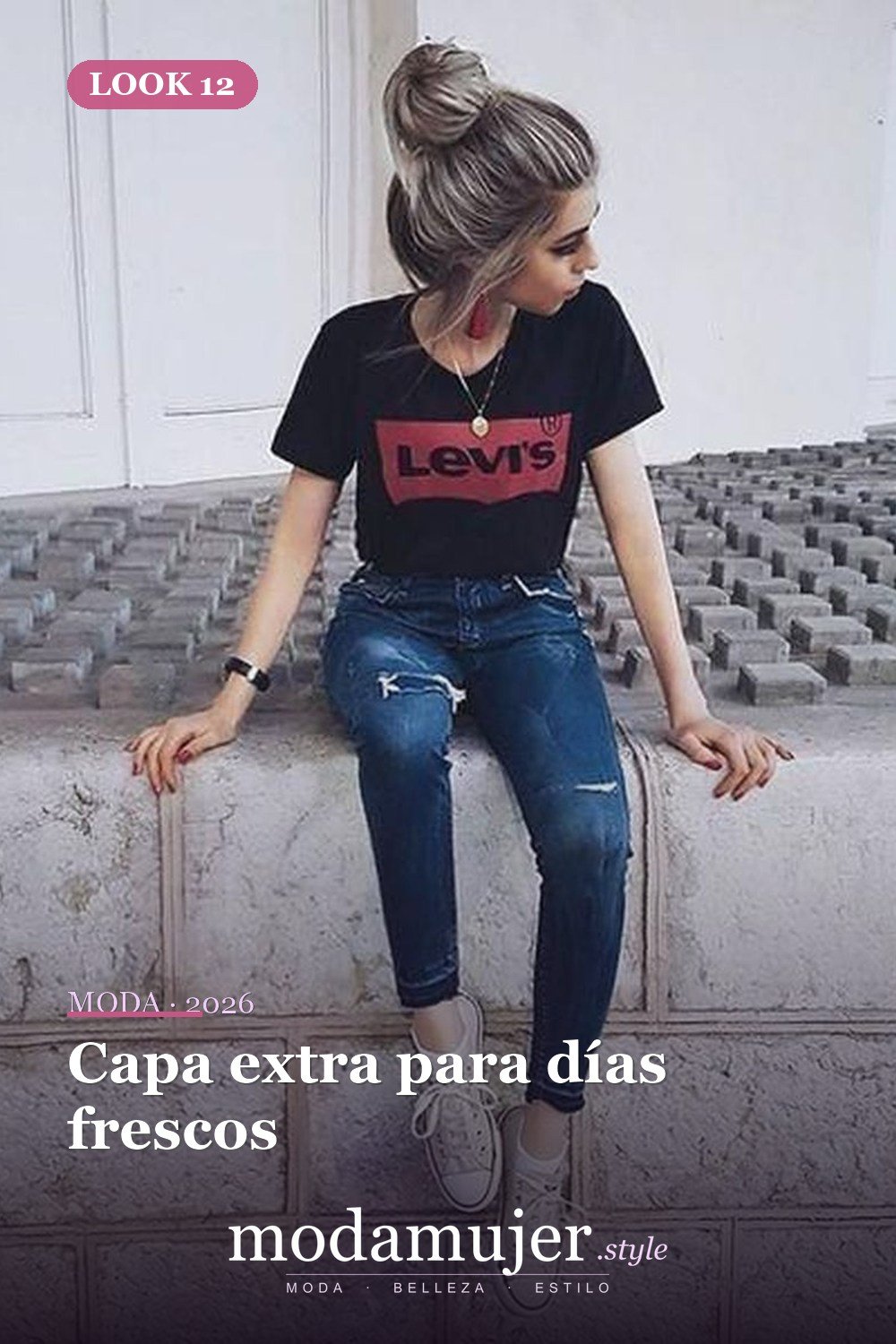 Capa extra para días frescos — 42 Outfits Casuales de Primavera para Lucir Ahora en 2026