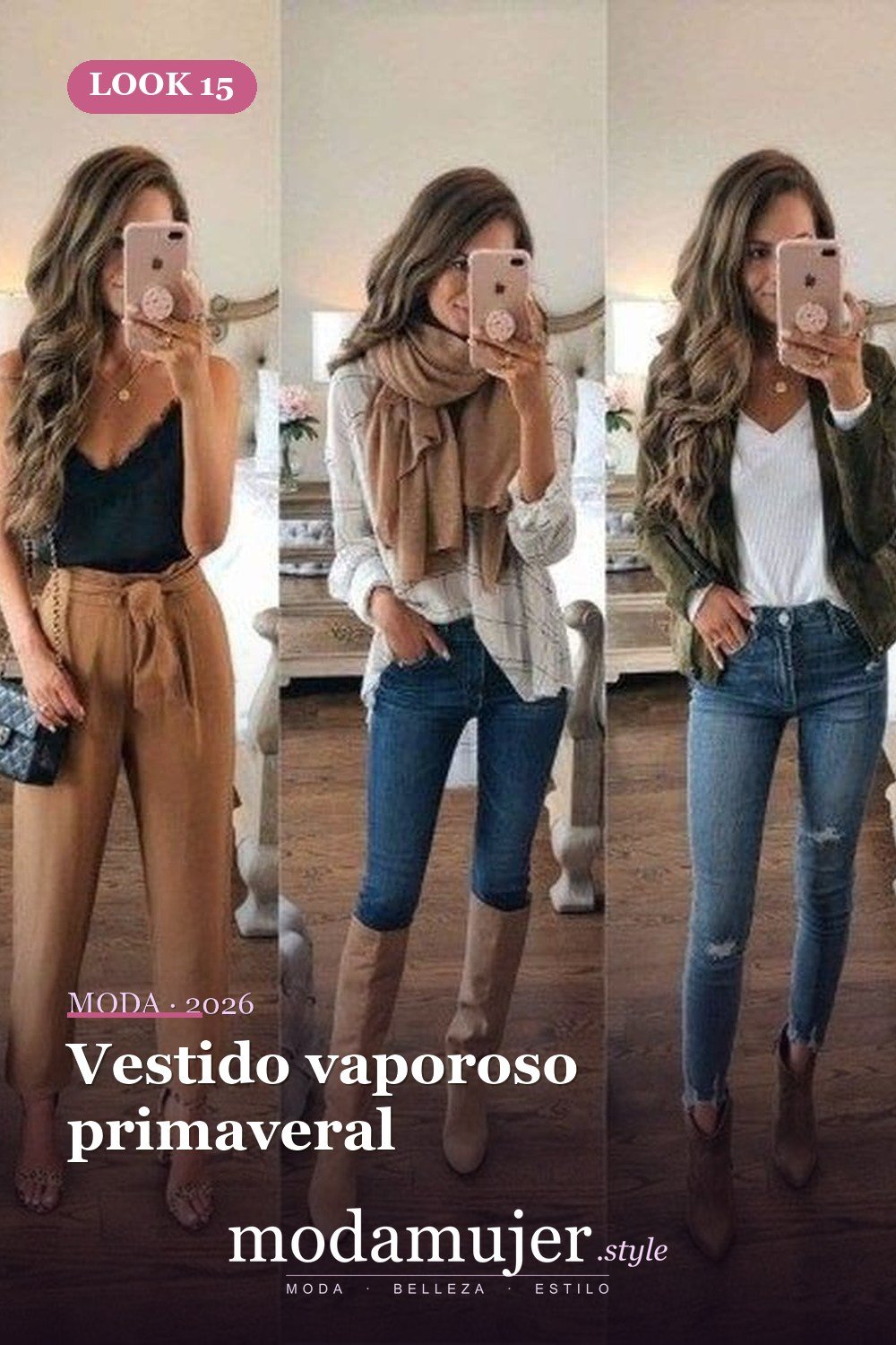 Vestido vaporoso primaveral — 42 Outfits Casuales de Primavera para Lucir Ahora en 2026