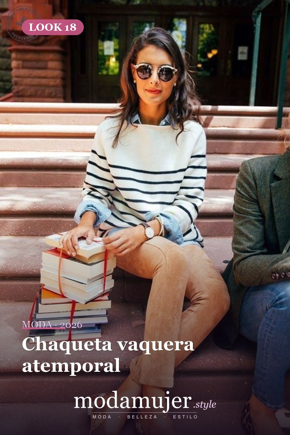 Chaqueta vaquera atemporal — 42 Outfits Casuales de Primavera para Lucir Ahora en 2026