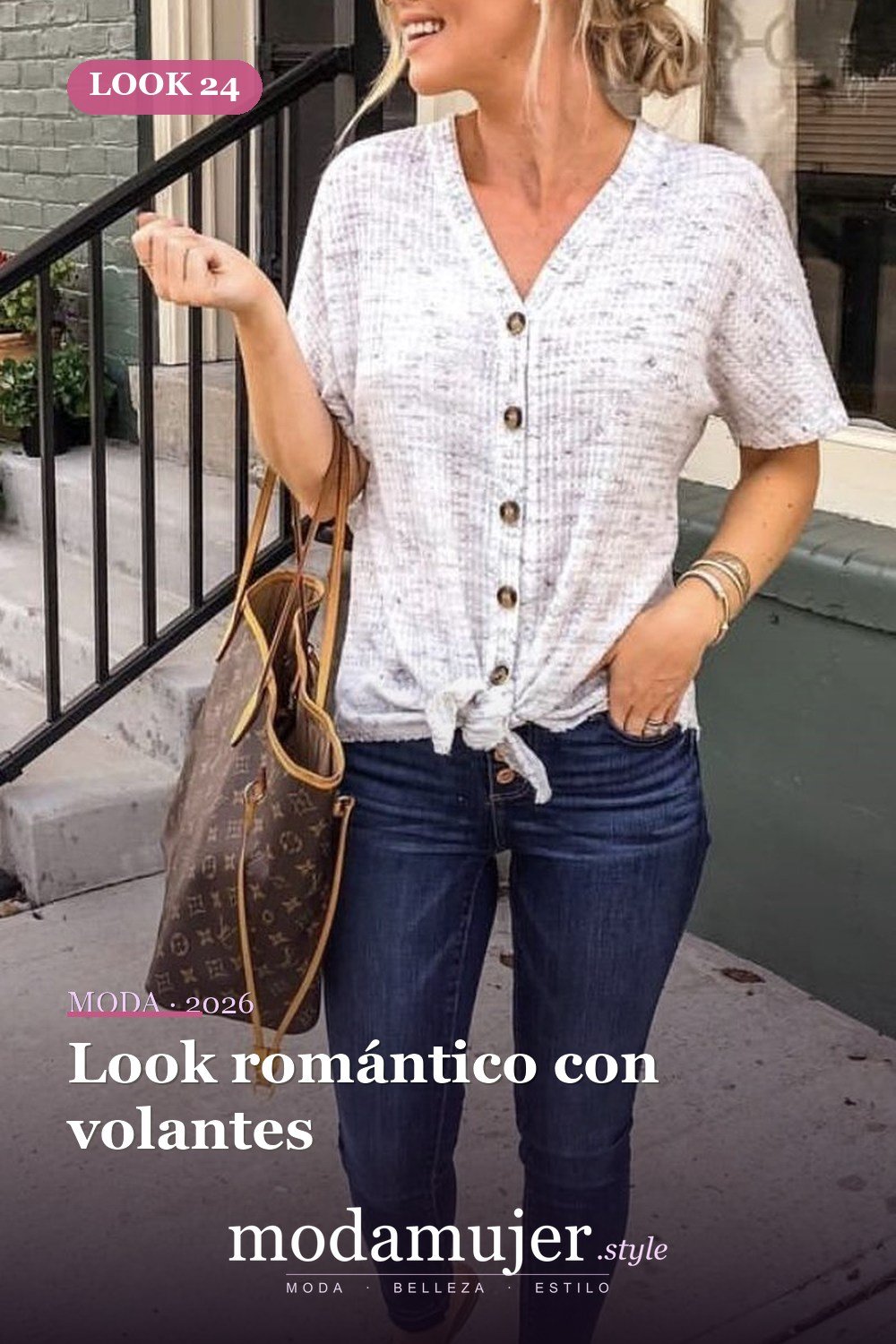 Look romántico con volantes — 42 Outfits Casuales de Primavera para Lucir Ahora en 2026