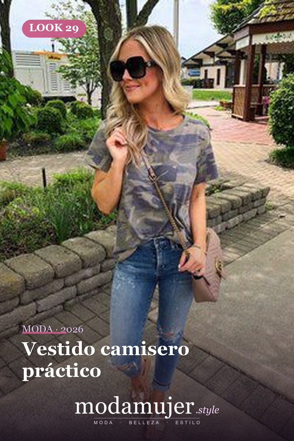 Vestido camisero práctico — 42 Outfits Casuales de Primavera para Lucir Ahora en 2026