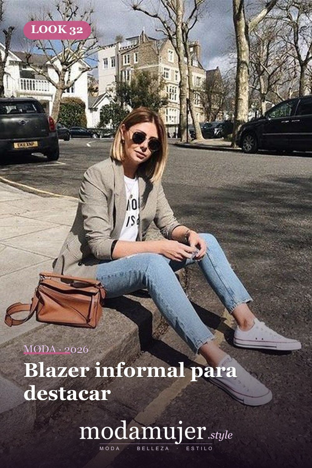 Blazer informal para destacar — 42 Outfits Casuales de Primavera para Lucir Ahora en 2026