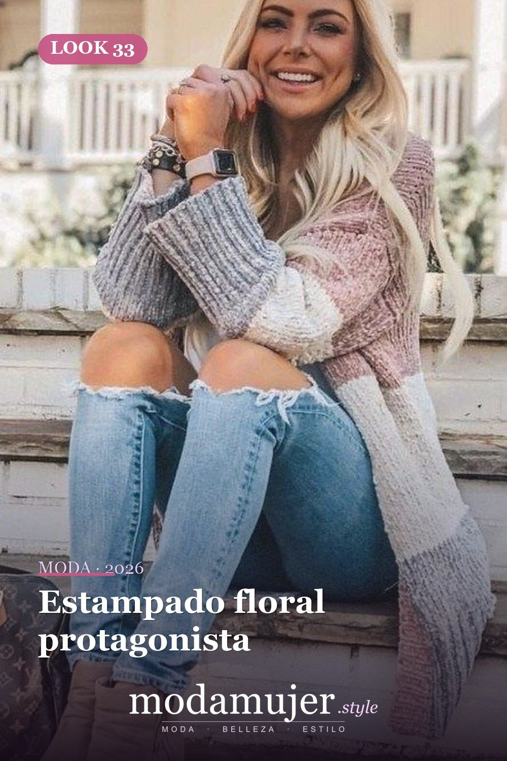 Estampado floral protagonista — 42 Outfits Casuales de Primavera para Lucir Ahora en 2026