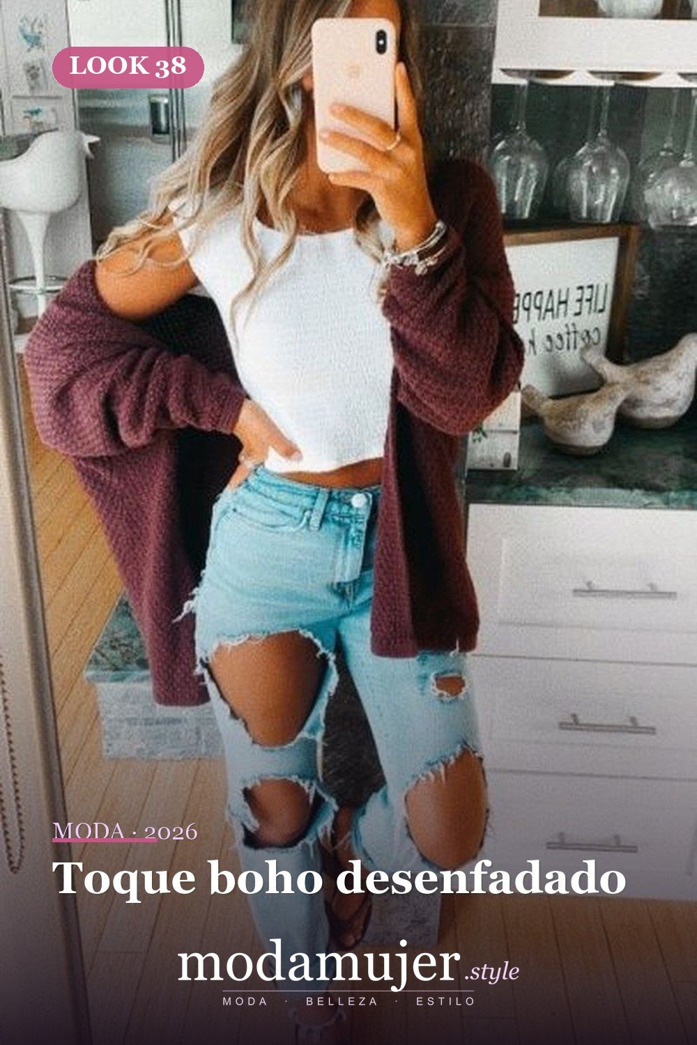 Toque boho desenfadado — 42 Outfits Casuales de Primavera para Lucir Ahora en 2026
