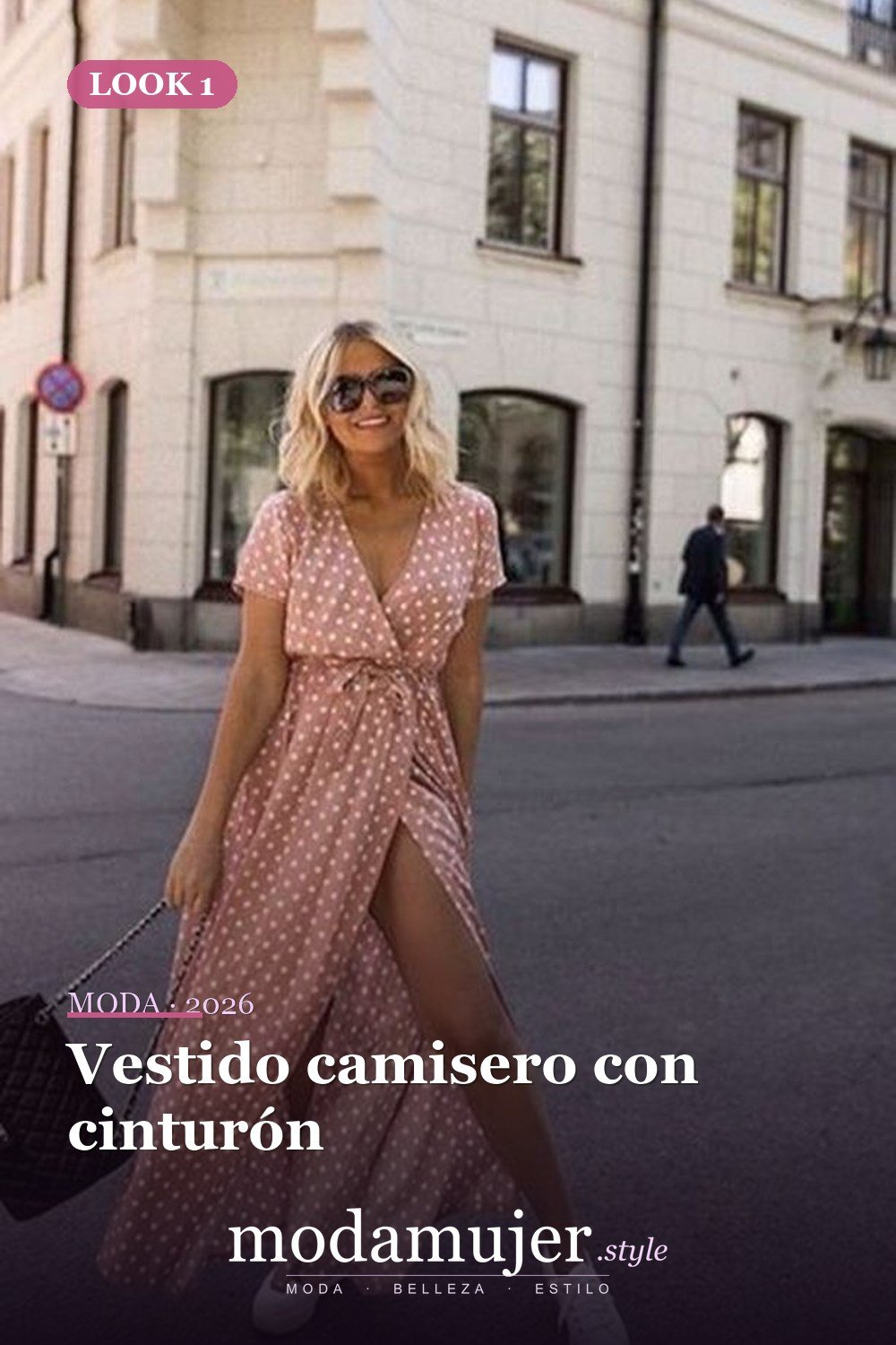Vestido camisero con cinturón — 42 ideas de atuendos de verano más perfectos para mujeres de 30