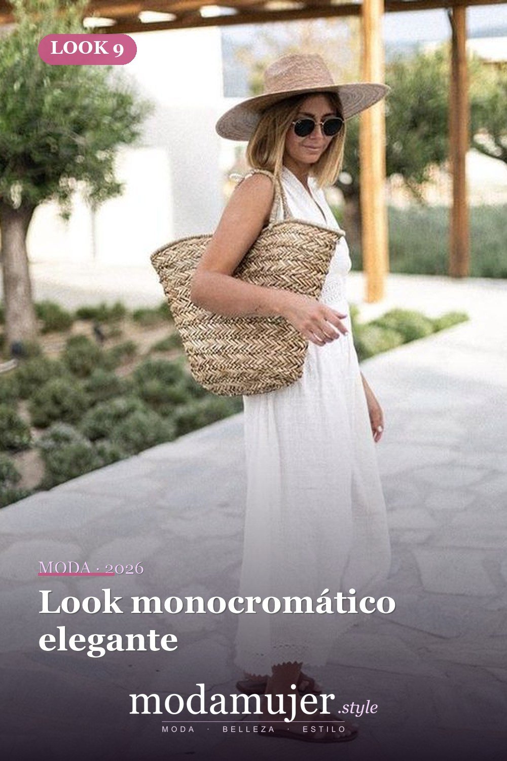 Look monocromático elegante — 42 ideas de atuendos de verano más perfectos para mujeres de 30