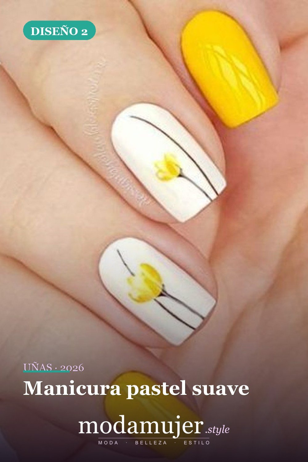 Manicura pastel suave — 43 ideas populares de diseños de uñas para el verano