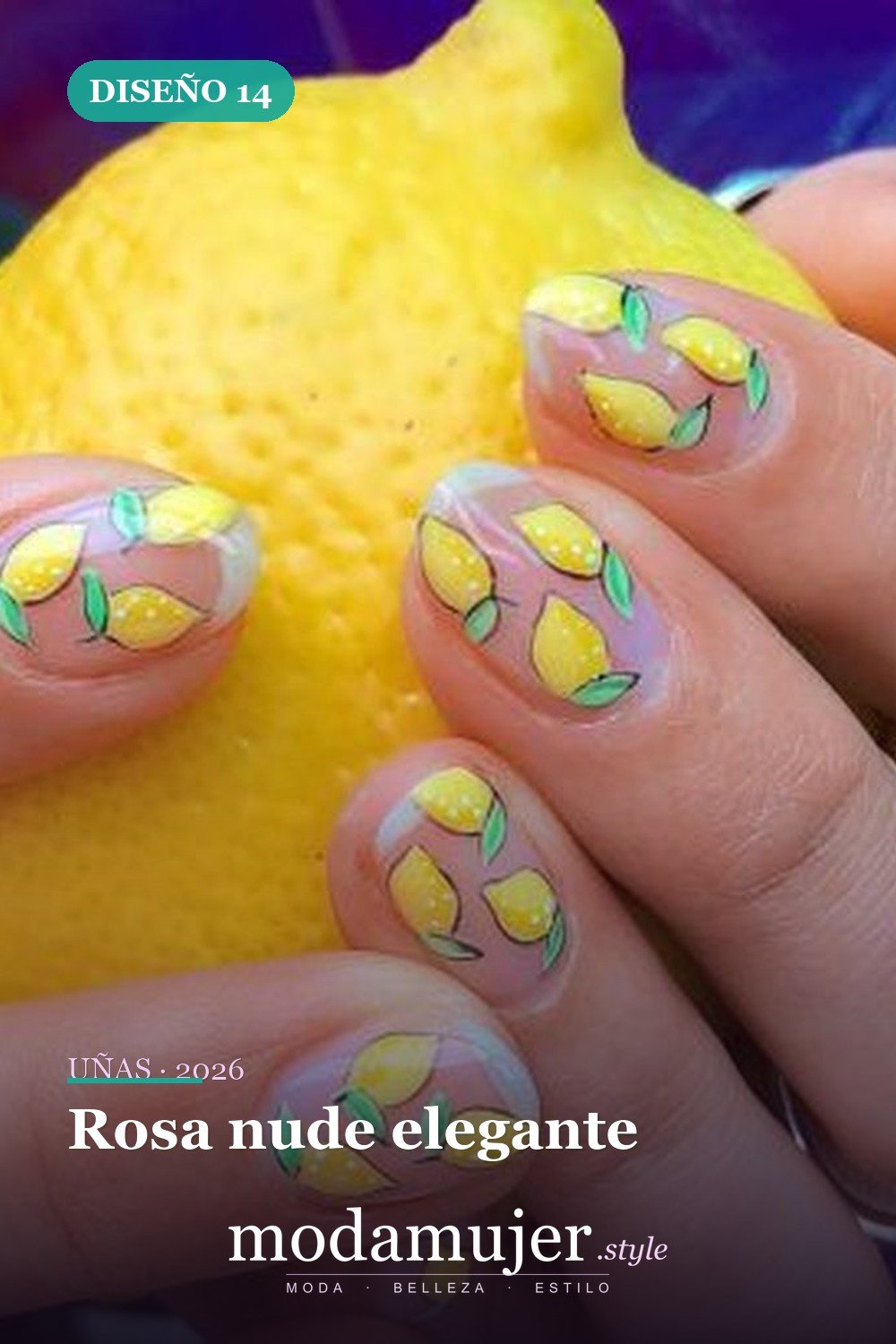 Rosa nude elegante — 43 ideas populares de diseños de uñas para el verano