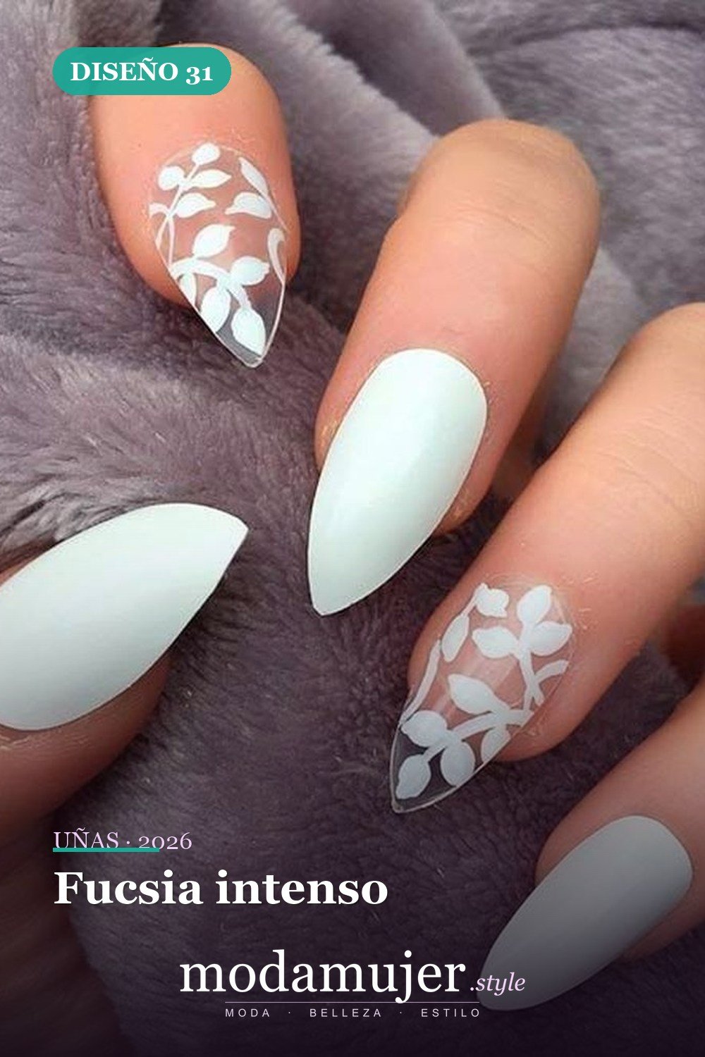 Fucsia intenso — 43 ideas populares de diseños de uñas para el verano