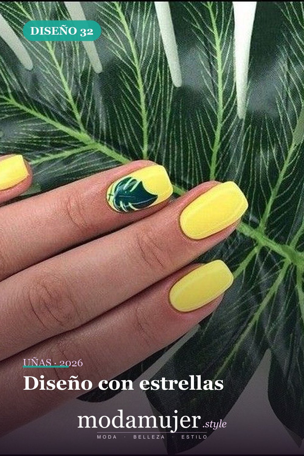 Diseño con estrellas — 43 ideas populares de diseños de uñas para el verano