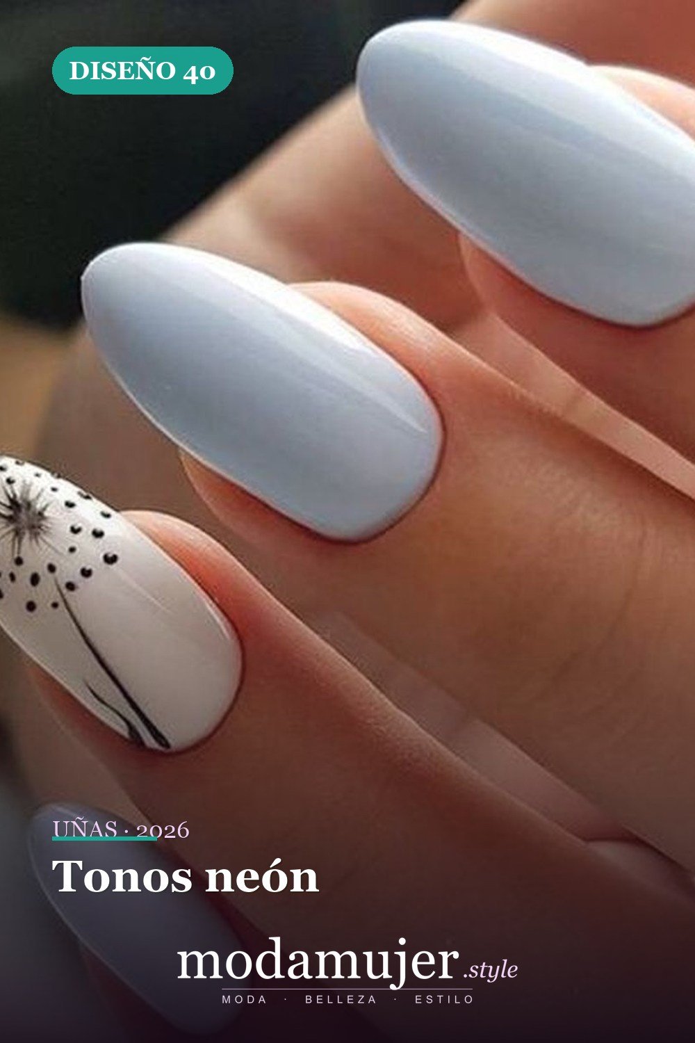 Tonos neón — 43 ideas populares de diseños de uñas para el verano
