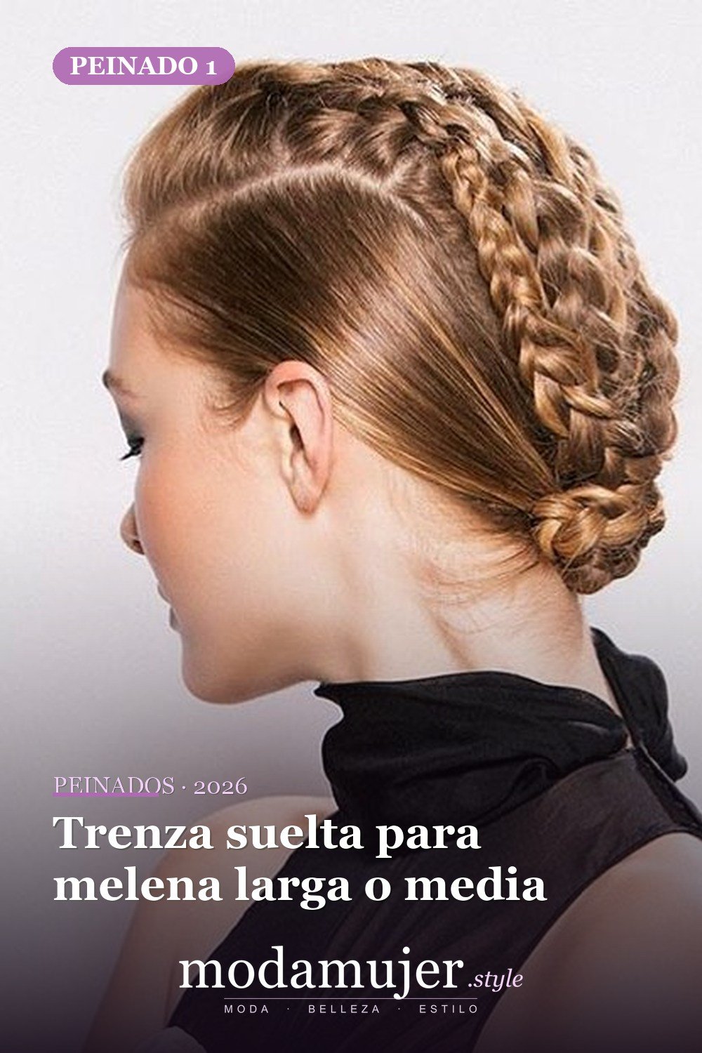 Trenza suelta para melena larga o media — 45 mejores peinados para dirndl: trenzas y recogidos