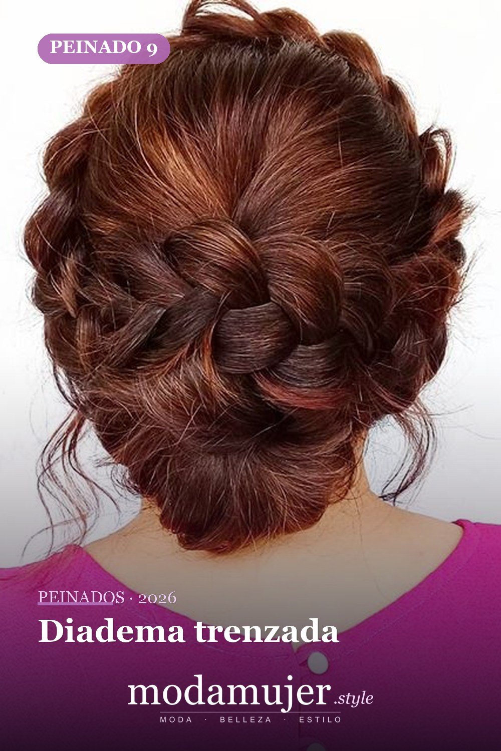Diadema trenzada — 45 mejores peinados para dirndl: trenzas y recogidos