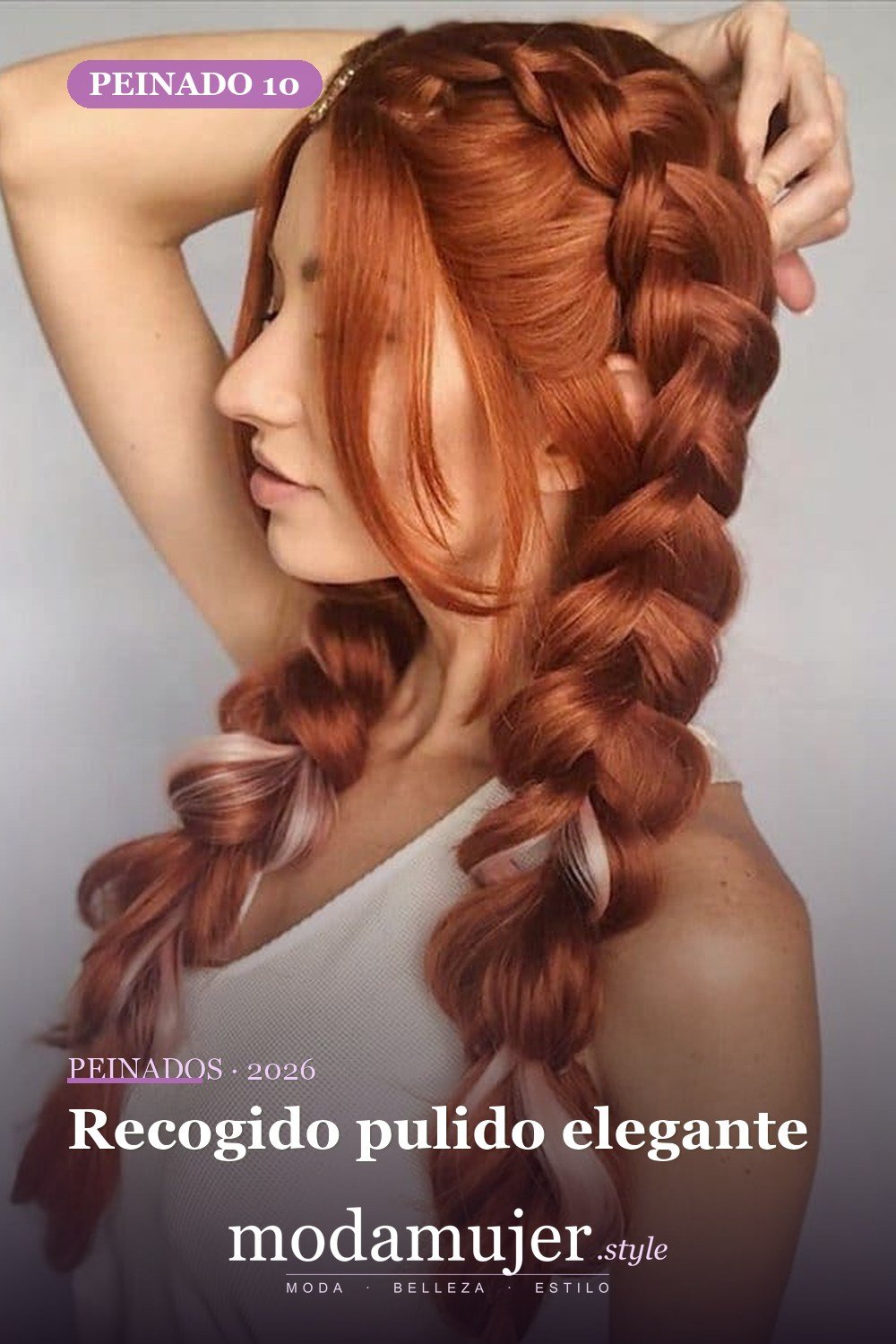 Recogido pulido elegante — 45 mejores peinados para dirndl: trenzas y recogidos