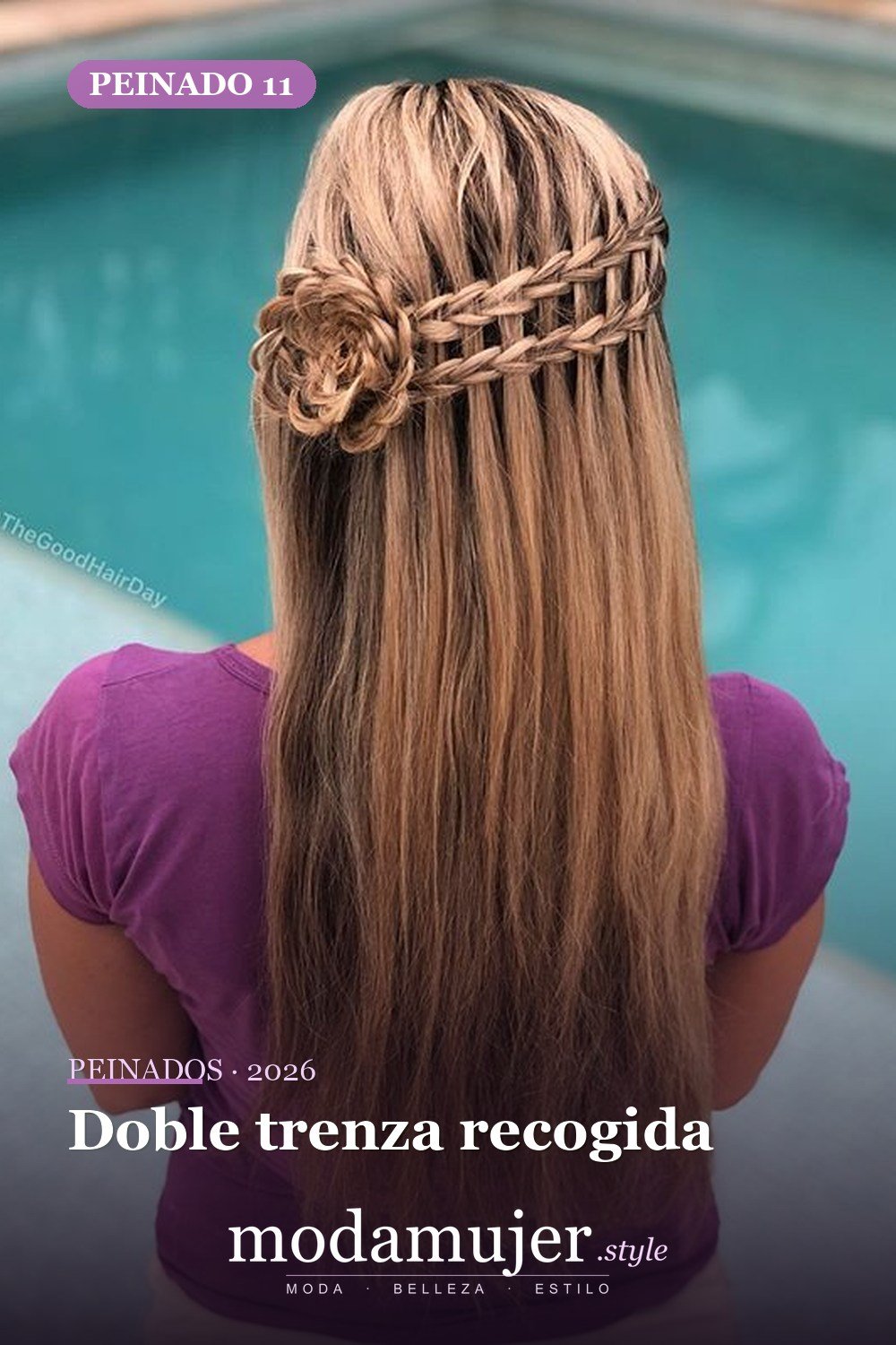 Doble trenza recogida — 45 mejores peinados para dirndl: trenzas y recogidos
