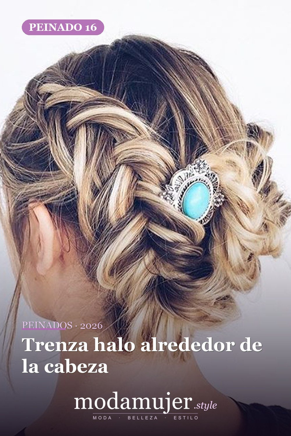 Trenza halo alrededor de la cabeza — 45 mejores peinados para dirndl: trenzas y recogidos