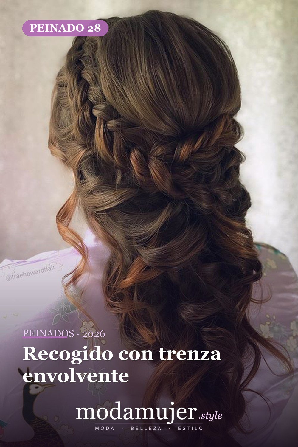 Recogido con trenza envolvente — 45 mejores peinados para dirndl: trenzas y recogidos