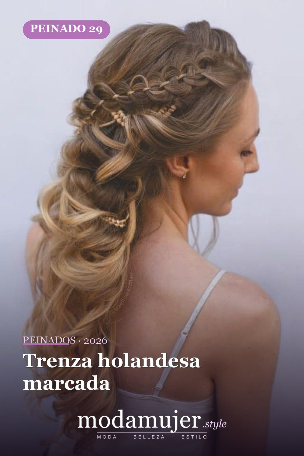 Trenza holandesa marcada — 45 mejores peinados para dirndl: trenzas y recogidos