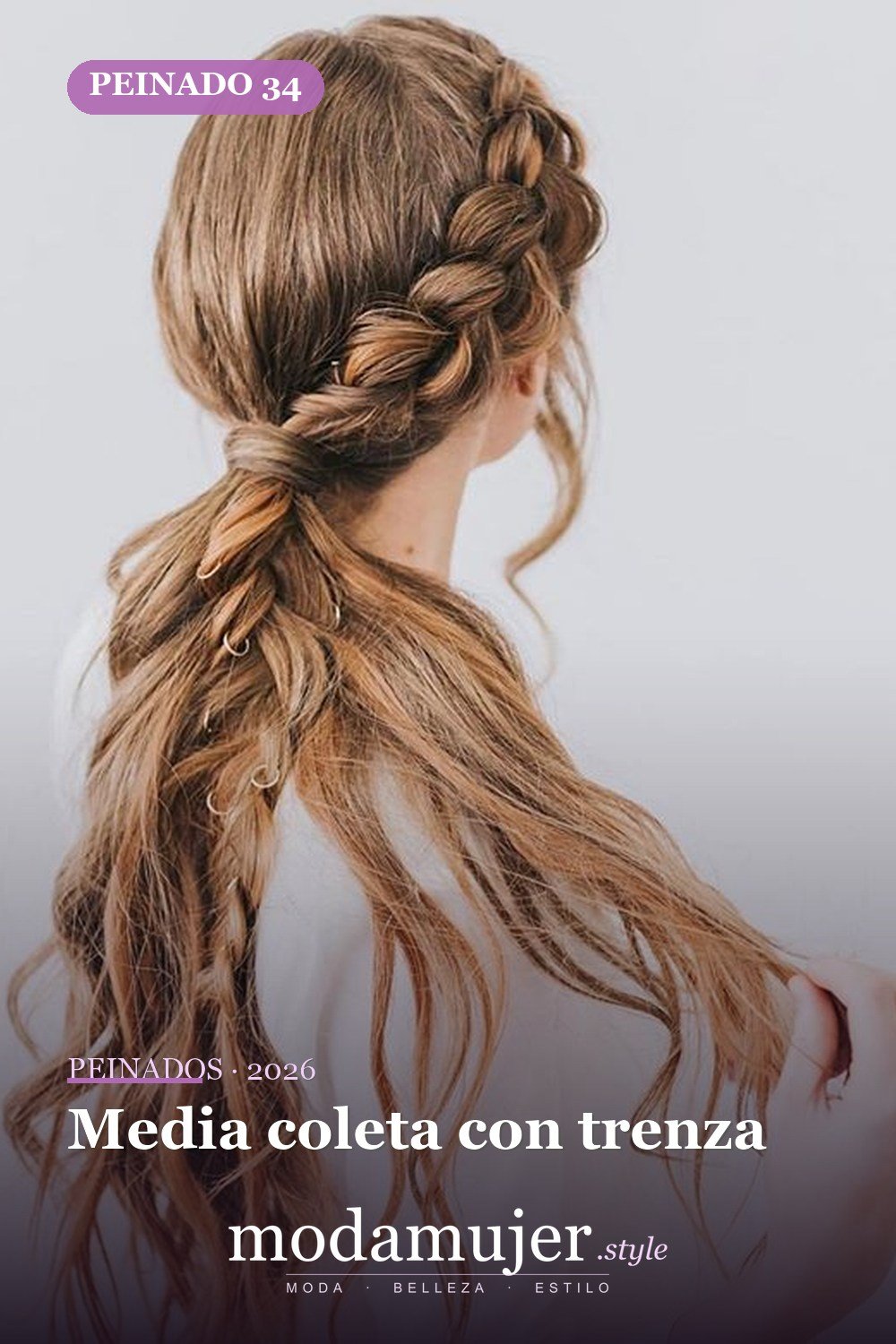 Media coleta con trenza — 45 mejores peinados para dirndl: trenzas y recogidos