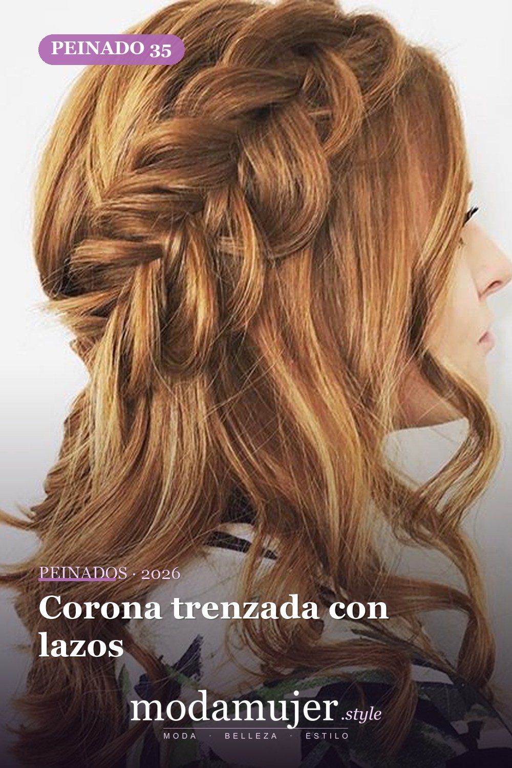 Corona trenzada con lazos — 45 mejores peinados para dirndl: trenzas y recogidos
