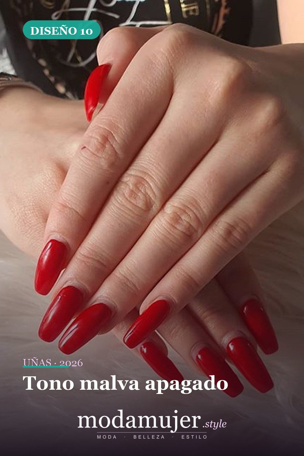 Tono malva apagado — 46 ideas del mejor diseño de uñas simple y elegante