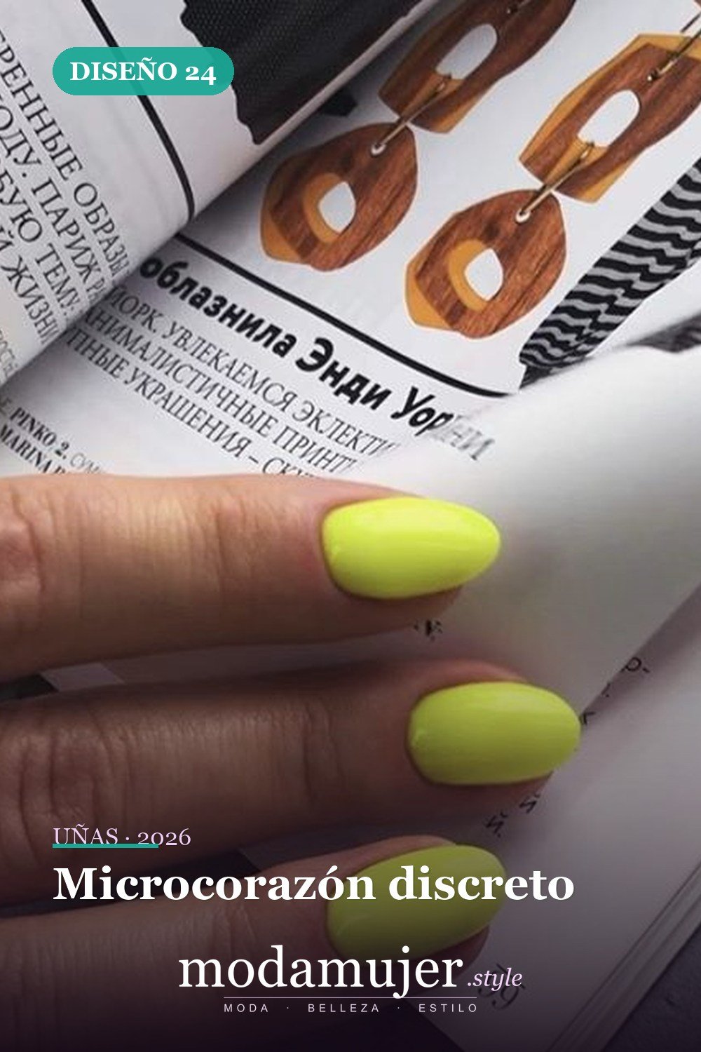 Microcorazón discreto — 46 ideas del mejor diseño de uñas simple y elegante