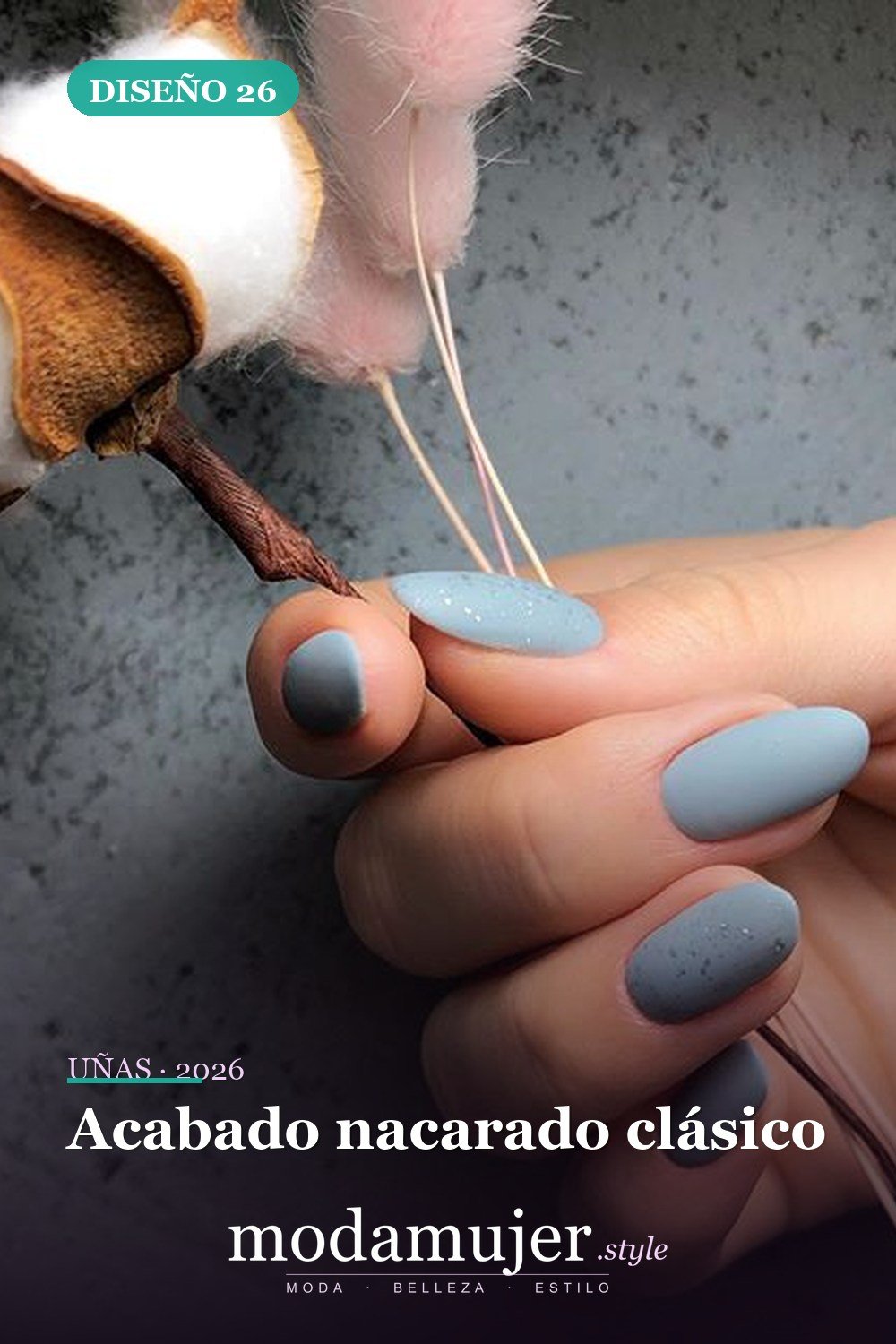 Acabado nacarado clásico — 46 ideas del mejor diseño de uñas simple y elegante