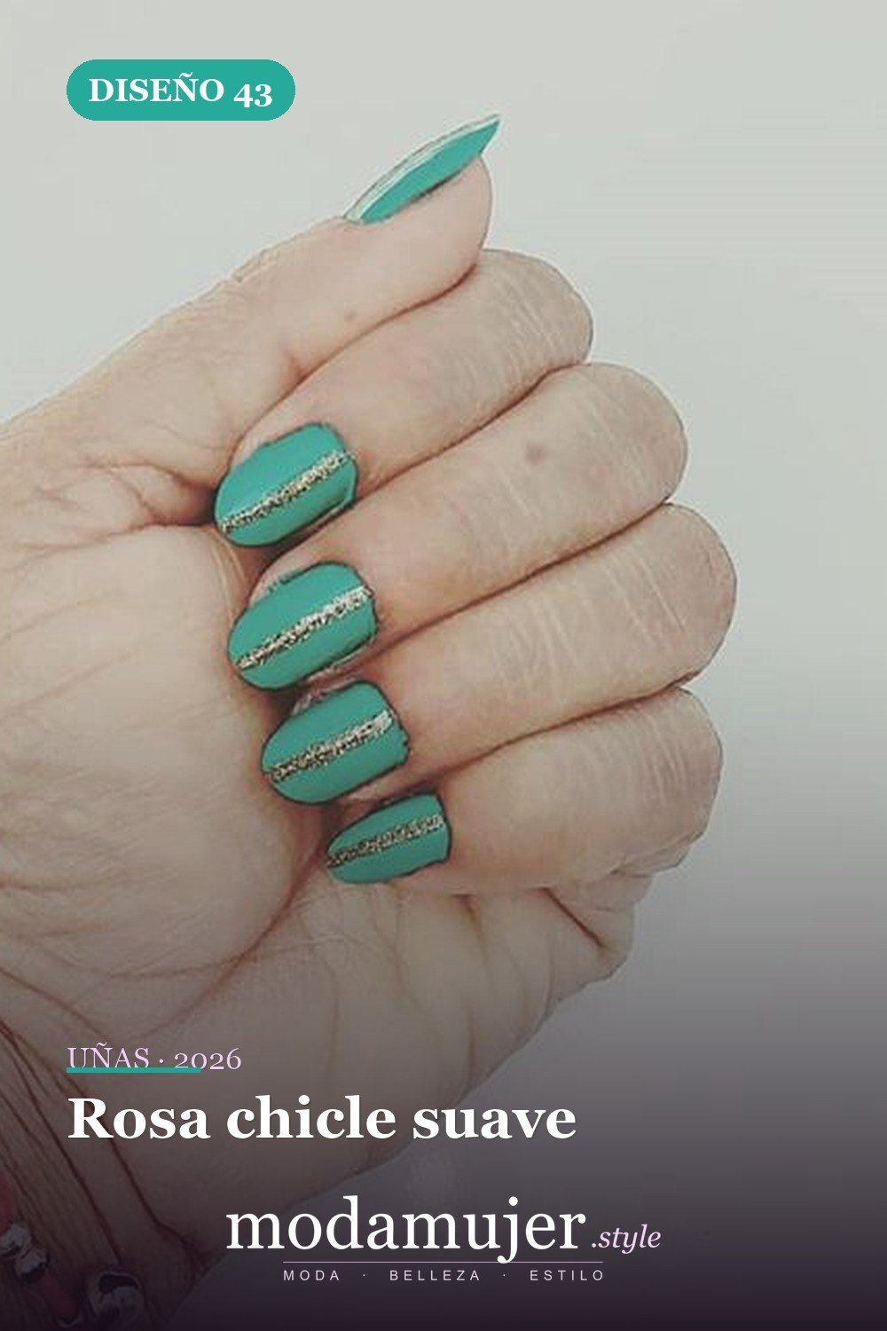 Rosa chicle suave — 46 ideas del mejor diseño de uñas simple y elegante