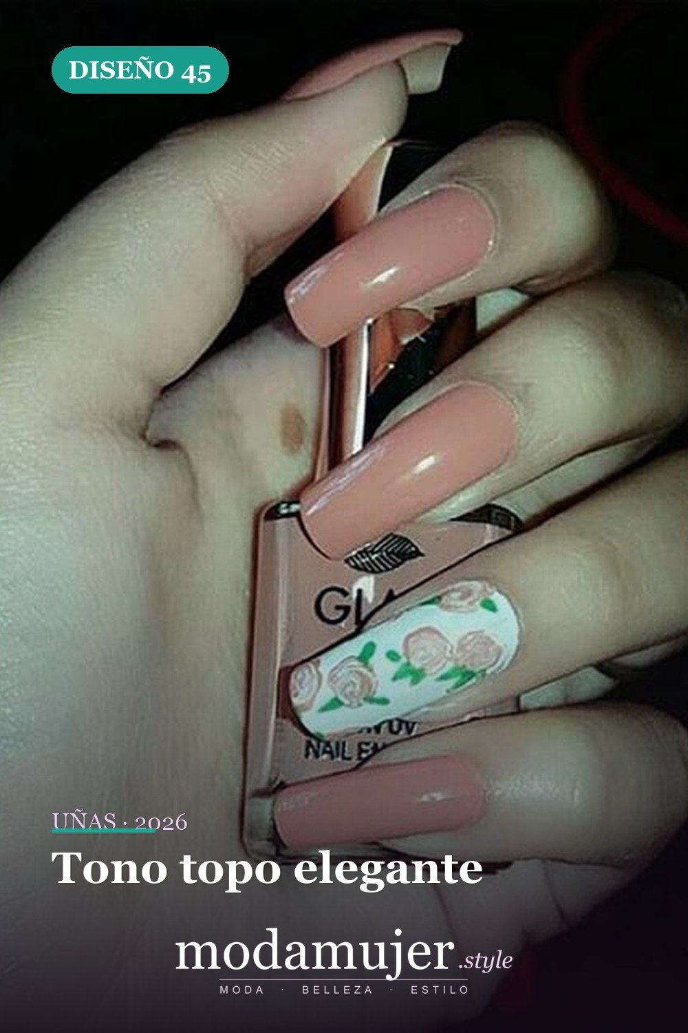 Tono topo elegante — 46 ideas del mejor diseño de uñas simple y elegante