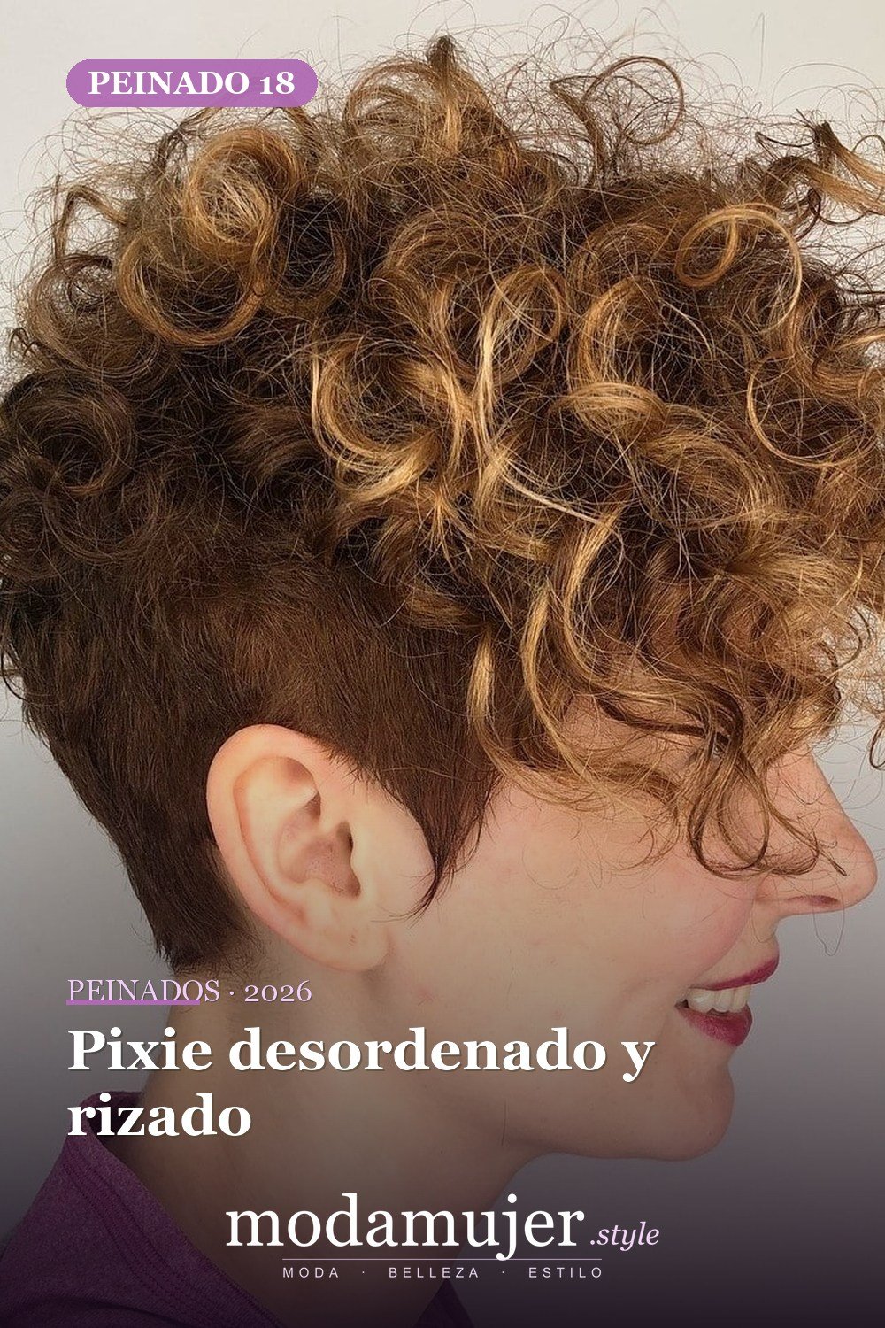 Pixie desordenado y rizado — 49 cortes largos de pixie para destacar en 2026