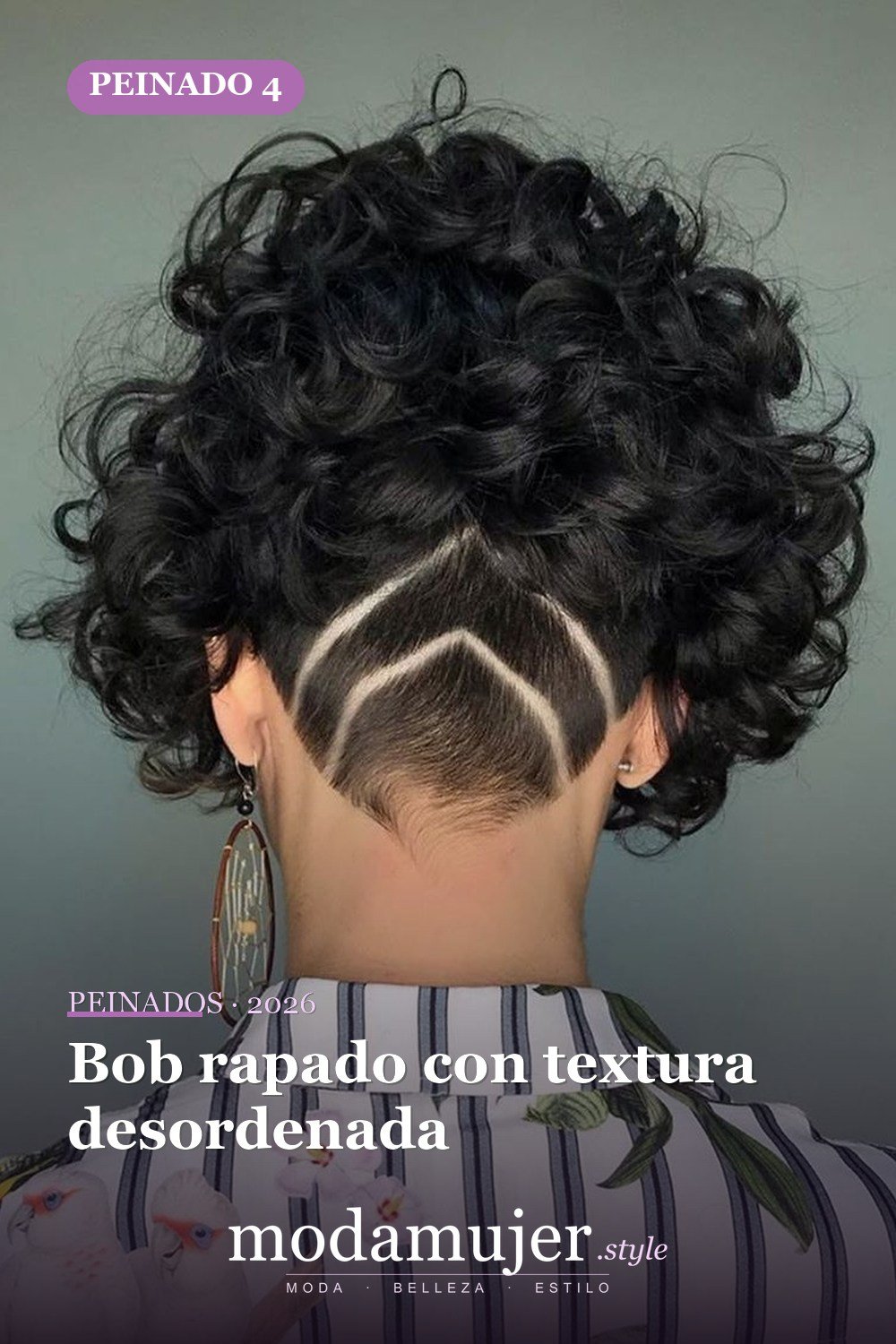 Bob rapado con textura desordenada — 50 Badass Undercut Bob Ideas a las que NO PUEDE decir que no