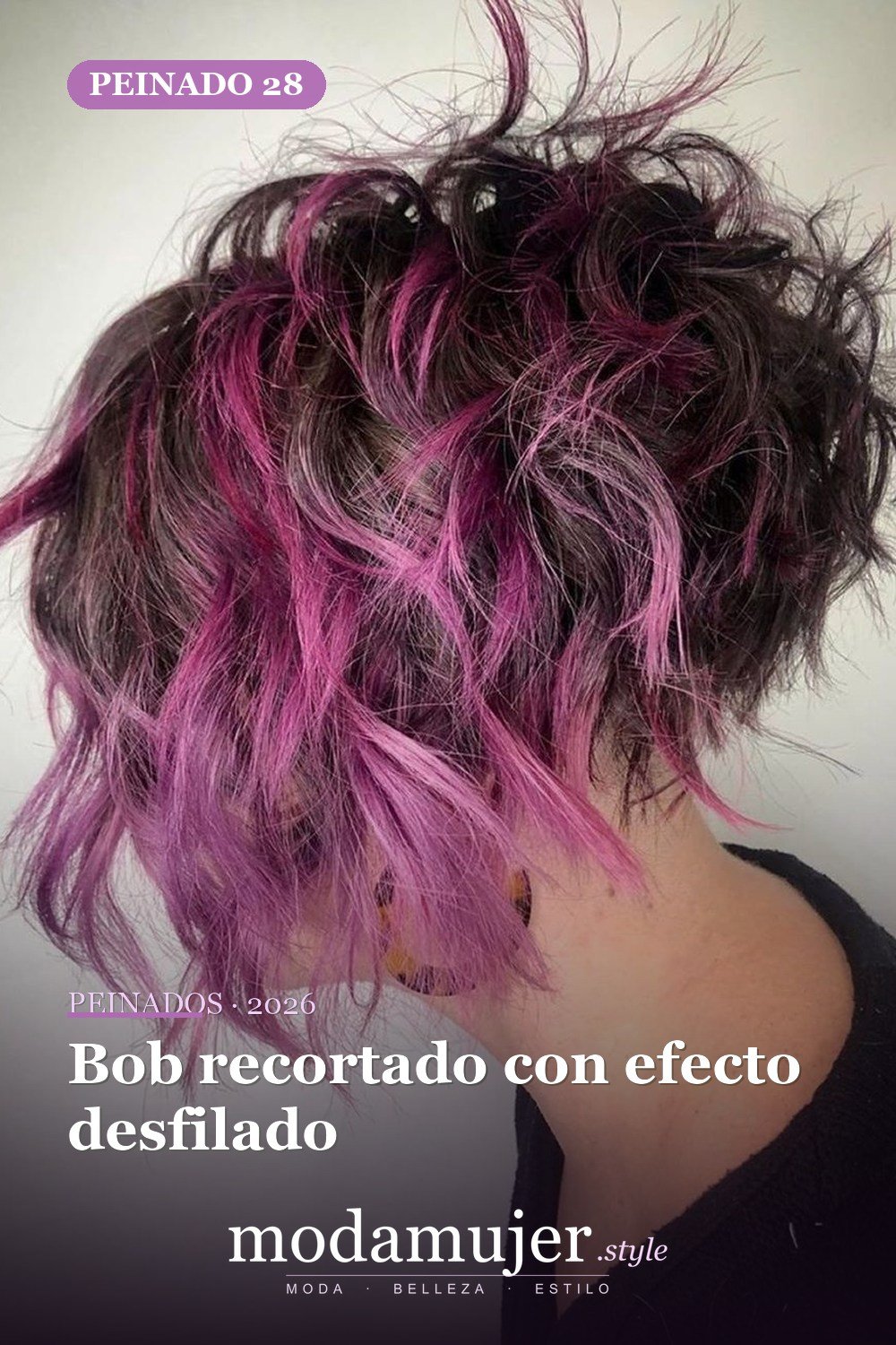 Bob recortado con efecto desfilado — 50 Badass Undercut Bob Ideas a las que NO PUEDE decir que no