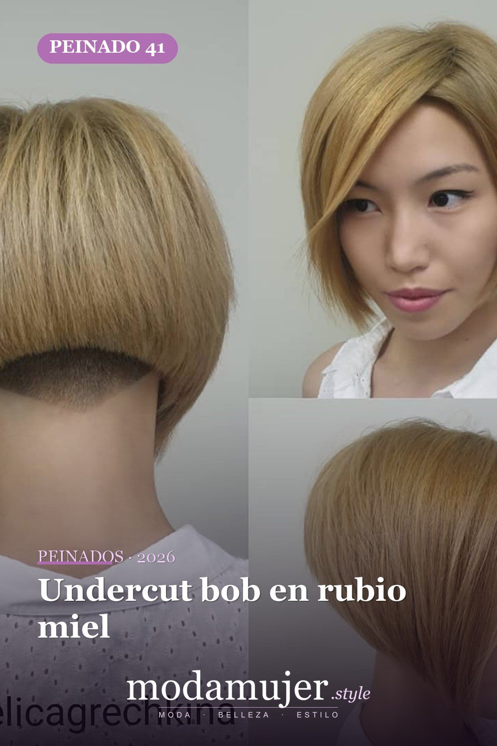 Undercut bob en rubio miel — 50 Badass Undercut Bob Ideas a las que NO PUEDE decir que no