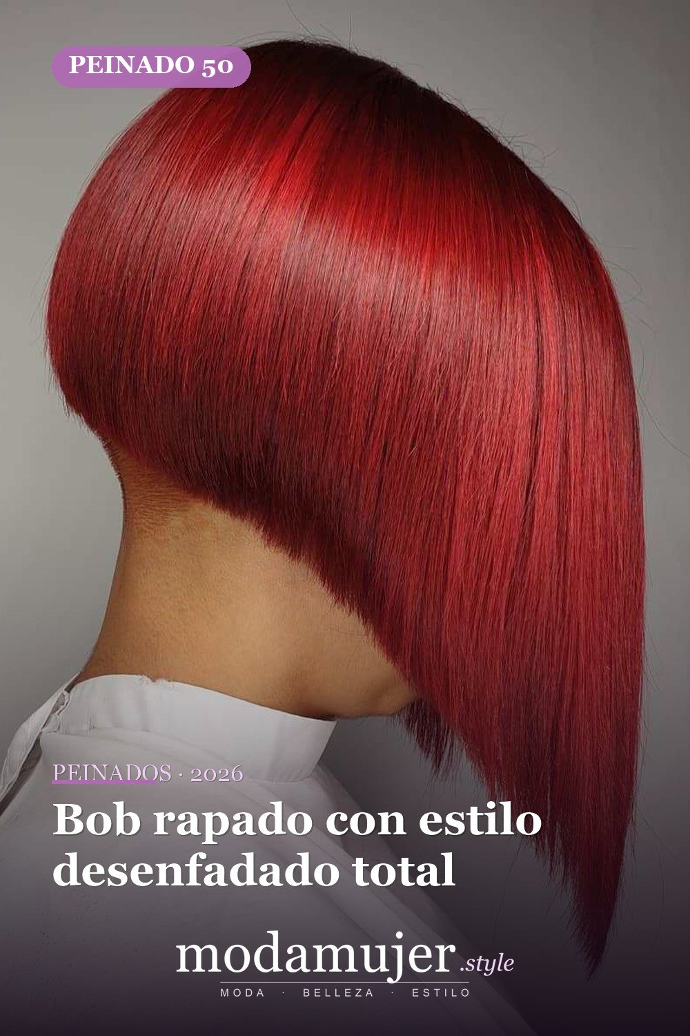 Bob rapado con estilo desenfadado total — 50 Badass Undercut Bob Ideas a las que NO PUEDE decir que no