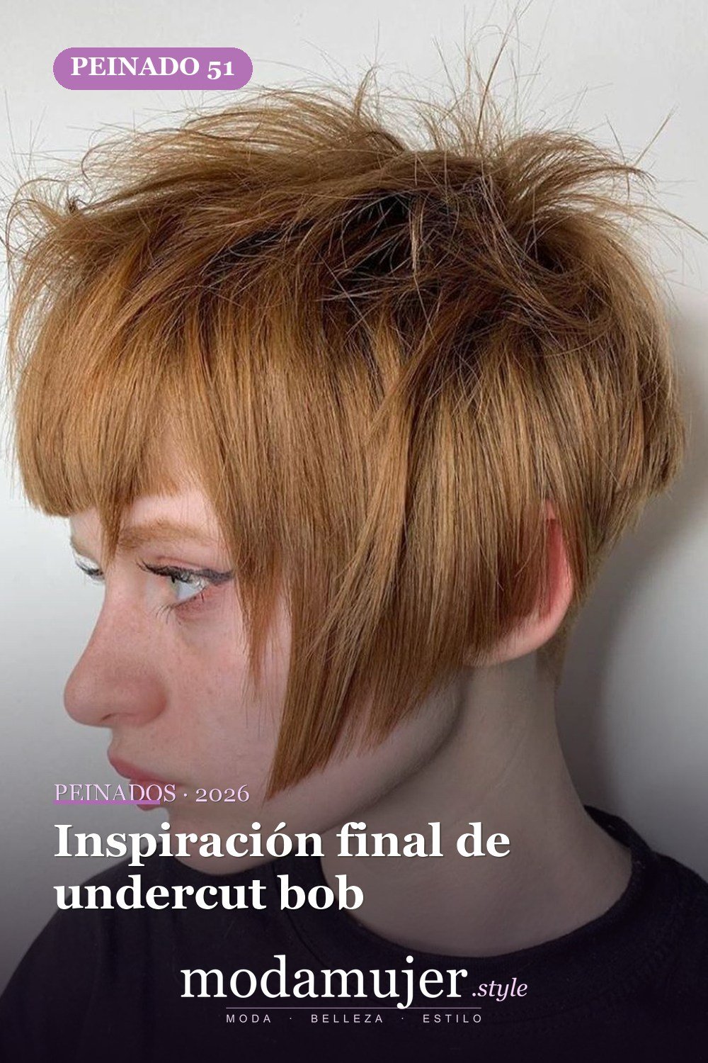 Inspiración final de undercut bob — 50 Badass Undercut Bob Ideas a las que NO PUEDE decir que no