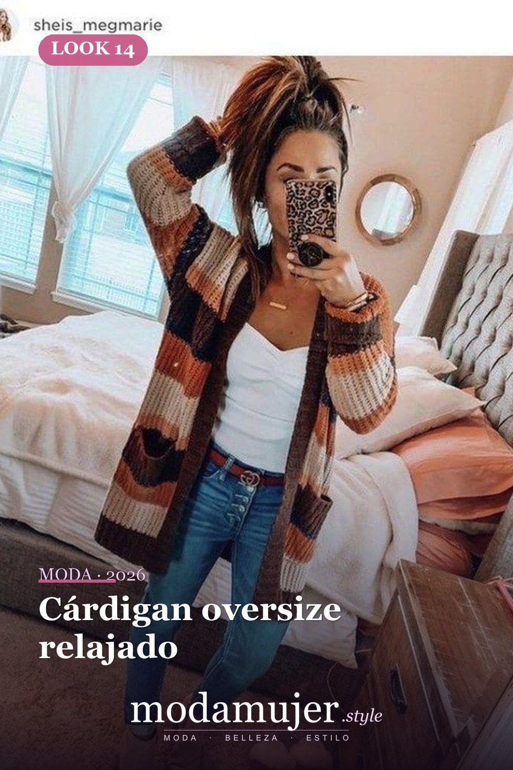 Cárdigan oversize relajado — 50 conjuntos de cárdigan con clase para la primavera