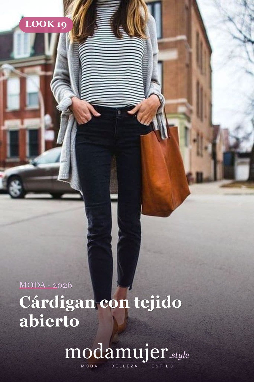 Cárdigan con tejido abierto — 50 conjuntos de cárdigan con clase para la primavera