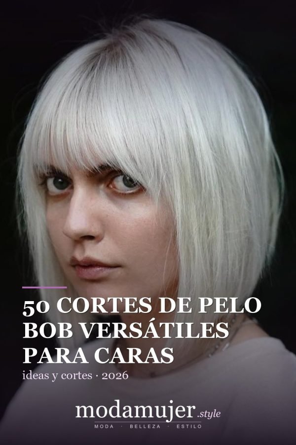 50 cortes de pelo Bob versátiles para caras redondas para 2026
