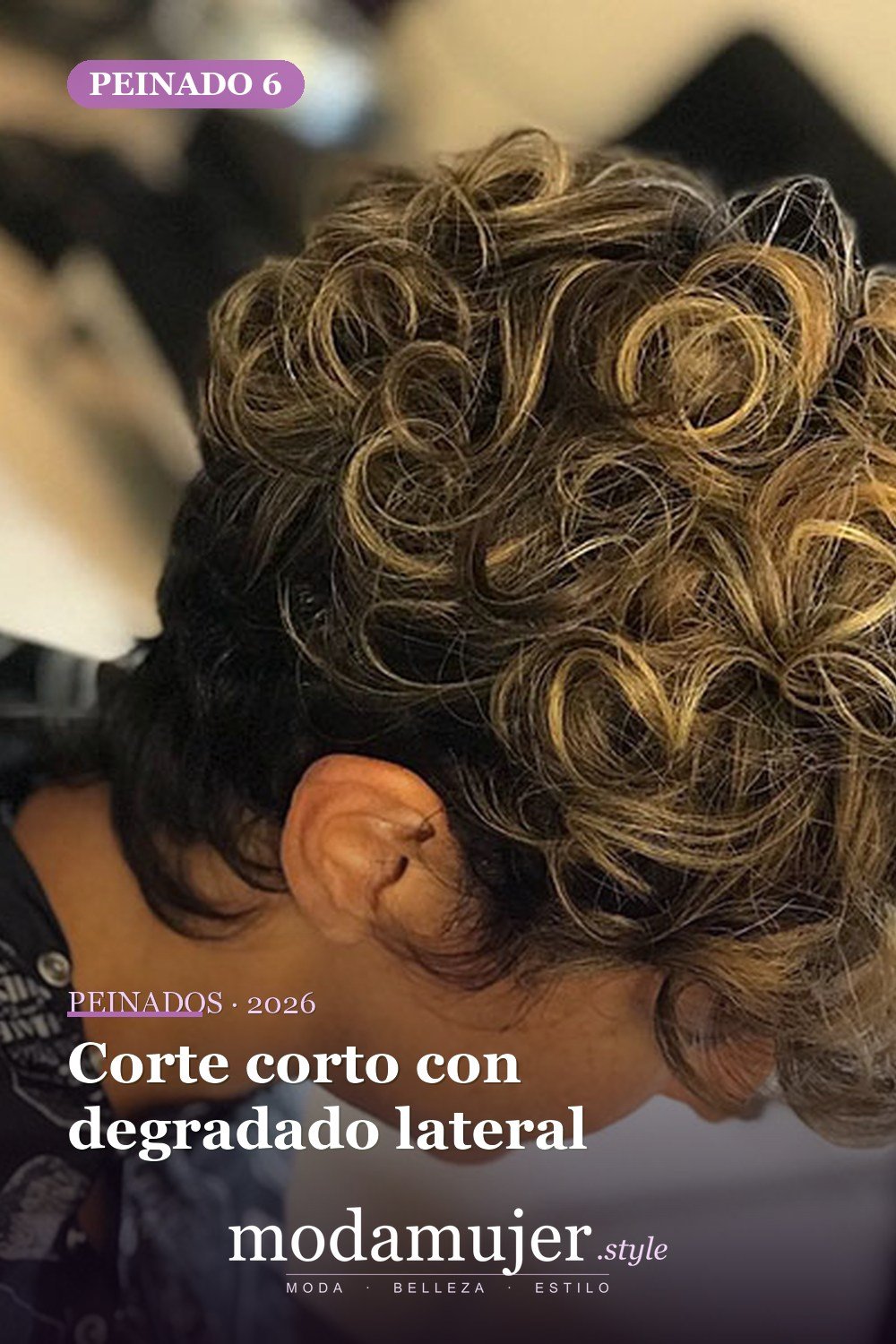 Corte corto con degradado lateral — 50 cortes de pelo cortos para mujeres negras