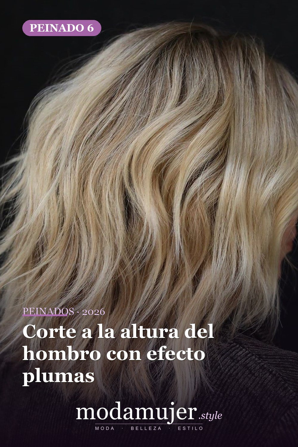 Melena desfilada a la altura del hombro — 50 cortes de pelo medianos para mujeres que serán enormes en 2026