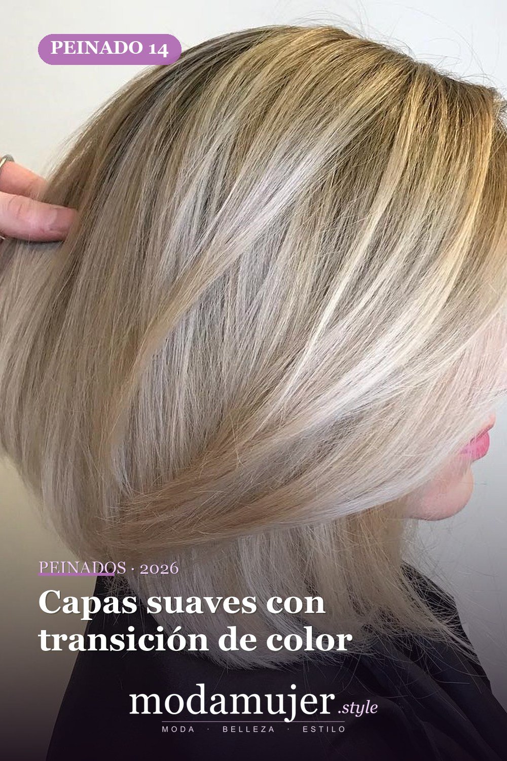 Capas suaves con caída fluida — 50 cortes de pelo medianos para mujeres que serán enormes en 2026