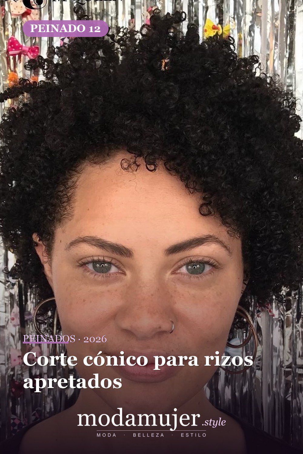 Corte cónico para rizos apretados — 50 cortes de pelo ondulados cortos absolutamente nuevos para 2026