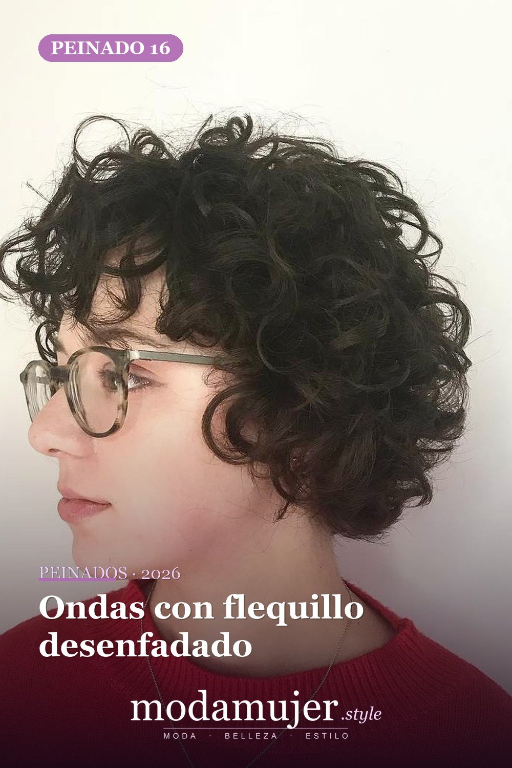 Ondas con flequillo desenfadado — 50 cortes de pelo ondulados cortos absolutamente nuevos para 2026