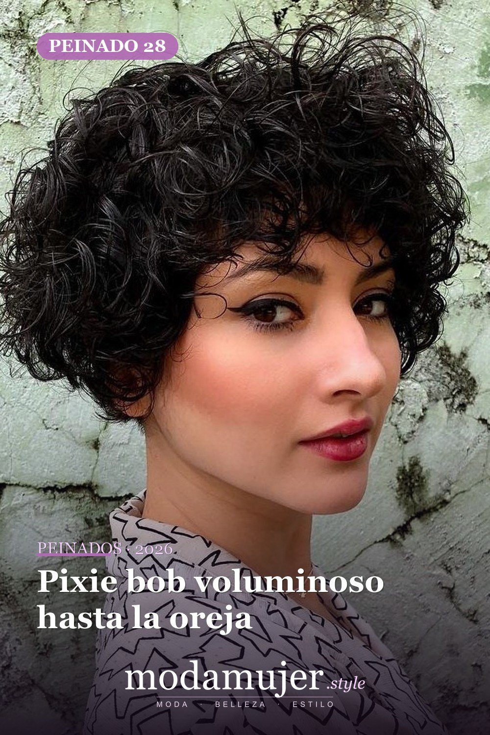 Pixie bob voluminoso hasta la oreja — 50 cortes de pelo ondulados cortos absolutamente nuevos para 2026